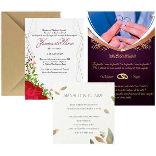 invitation mariage tunisie